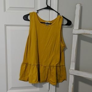 Old Navy Peplum Tank Top